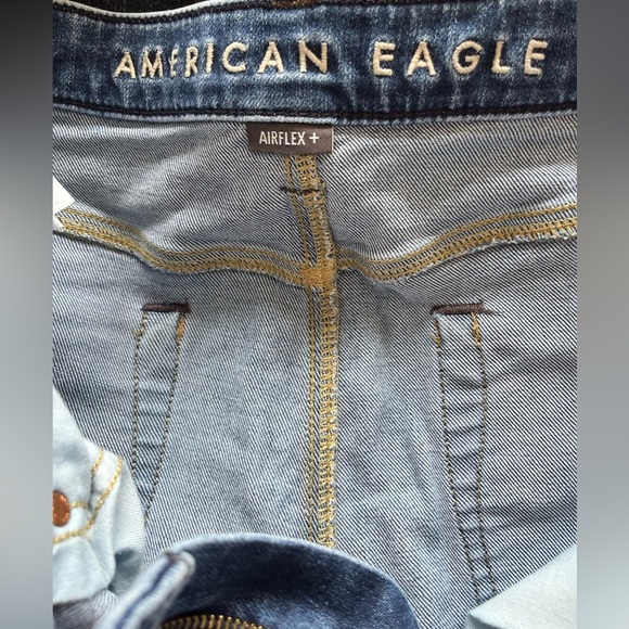 American eagle Men's Blue Jeans size 34 - Picture 3 of 7